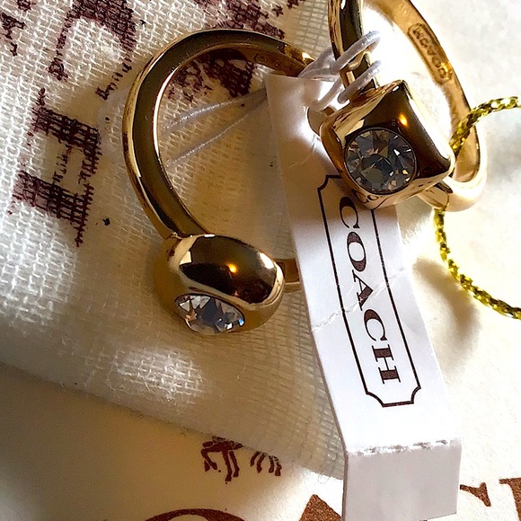 ๐COACH STONE RING SET๐๐ ๐ - Picture 2 of 6